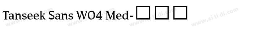 Tanseek Sans W04 Med字体转换 Tanseek Sans W04 Med字体转换
